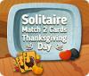 Solitaire Match 2 Cards Thanksgiving Day гра